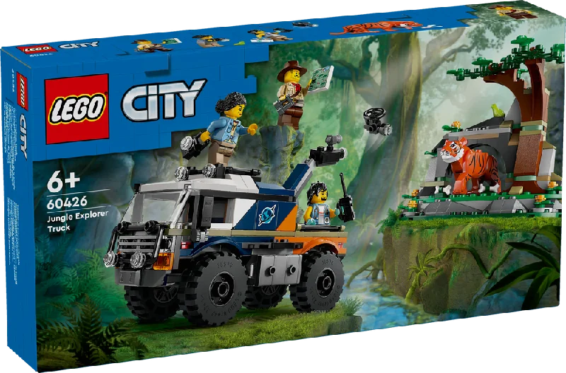 Intricate and intricate LEGO designsLEGO City Jungle Explorer Off-Road Truck 60426