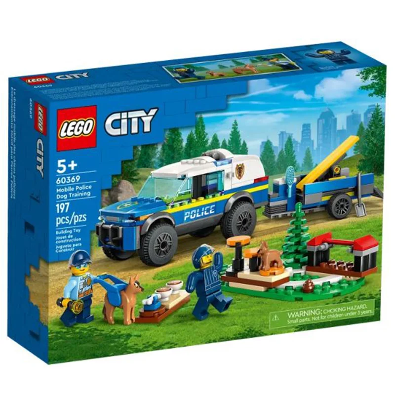 Offering interactive play LEGOLEGO® City Mobile Police Dog Training Building Set 60369 Offering interactive play LEGOLEGO® City Mobile Police Dog Training Building Set 60369