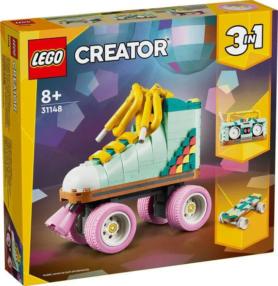 Encouraging hand-eye coordination LEGOLego Creator 3in1 31148 Retro Roller Skate