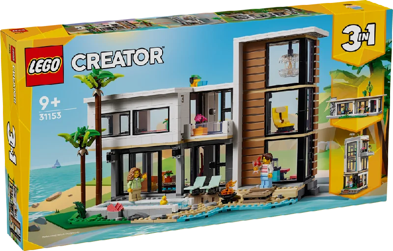 Offering educational value LEGOLEGO Creator Modern House 31153