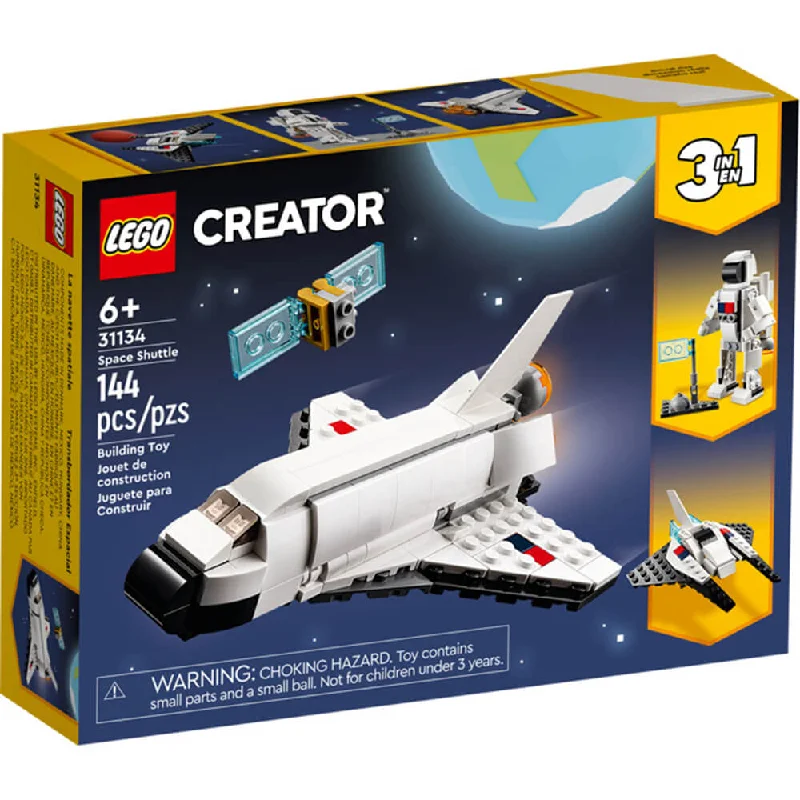 Promoting spatial awareness LEGOLEGO® Creator Space Shuttle 144 Piece Building Set (31134) Promoting spatial awareness LEGOLEGO® Creator Space Shuttle 144 Piece Building Set (31134)