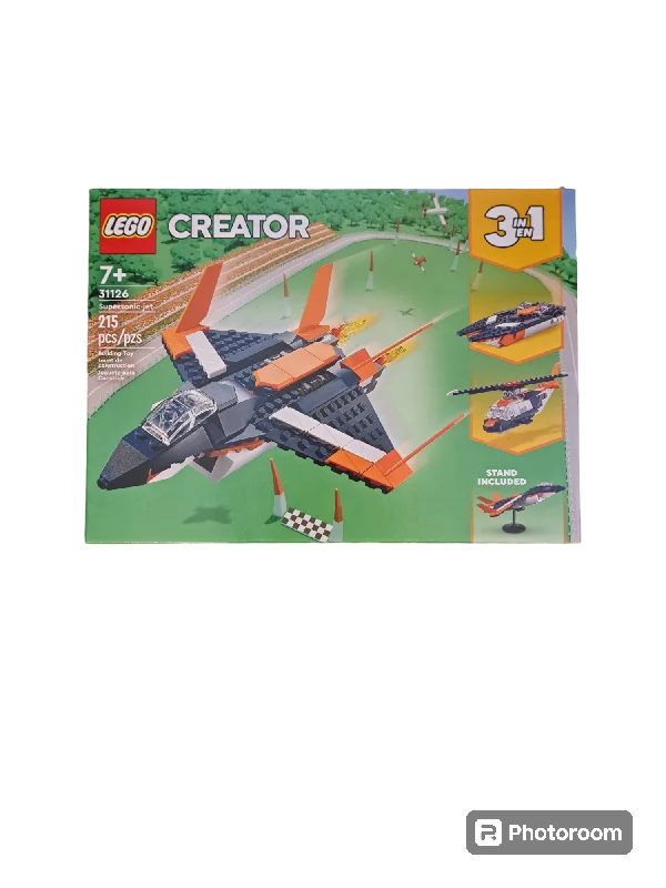 Promoting social skills LEGO playLego Creator Supersonic-Jet
