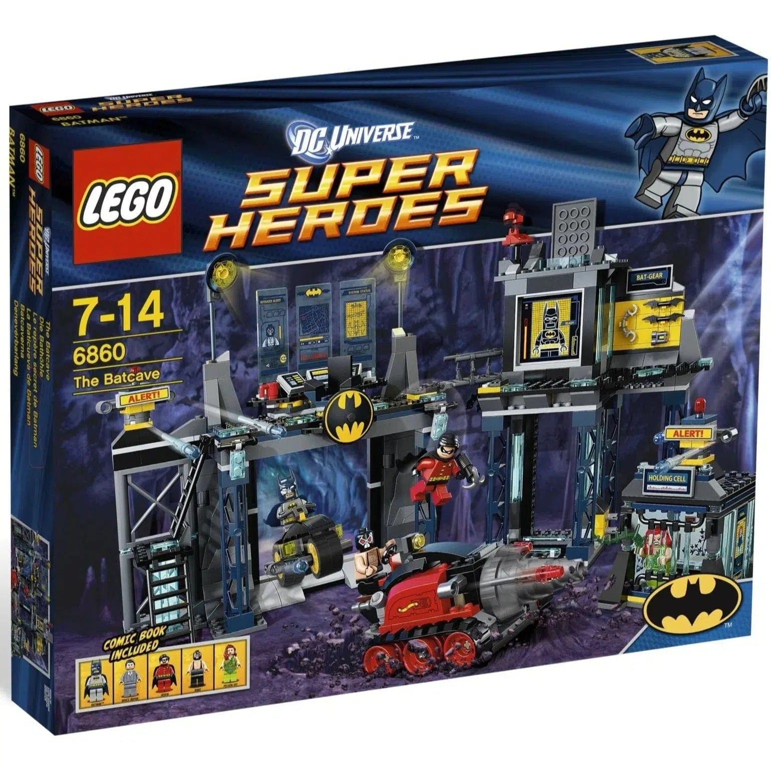 Finely detailed LEGO structuresLEGO [DC Comics Super Heroes] - The Batcave (6860)