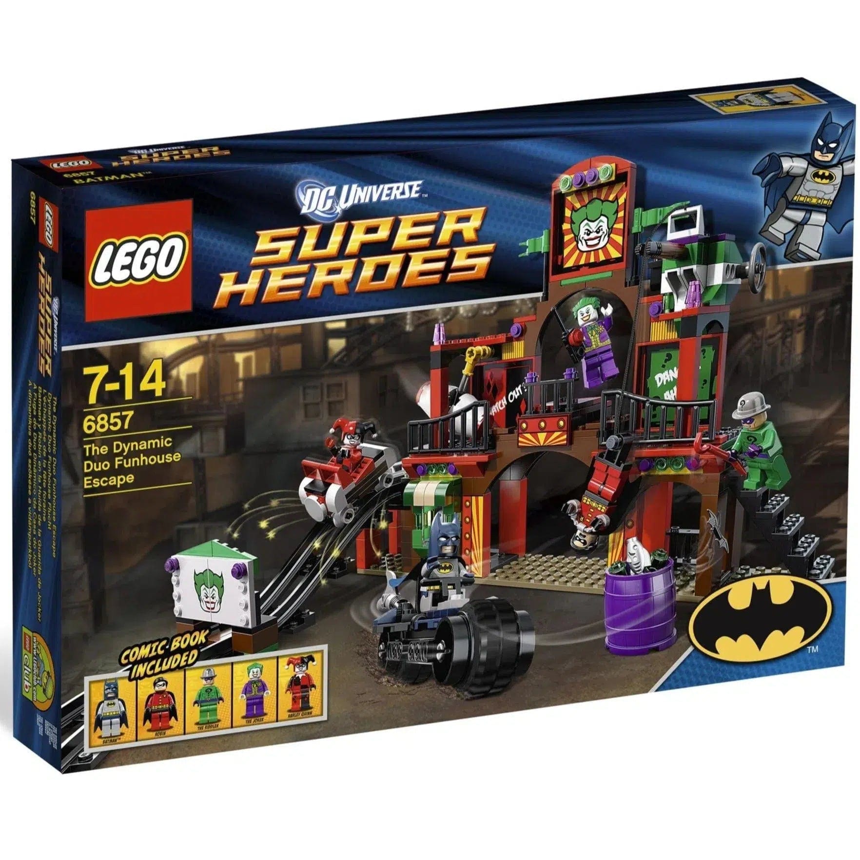 Inspiring problem-solving LEGO challengesLEGO [DC Comics Super Heroes] - The Dynamic Duo Funhouse Escape (6857)