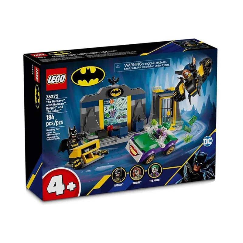 LEGO® DC The Batcave With Batman Batgirl And The Joker Building Set 76272