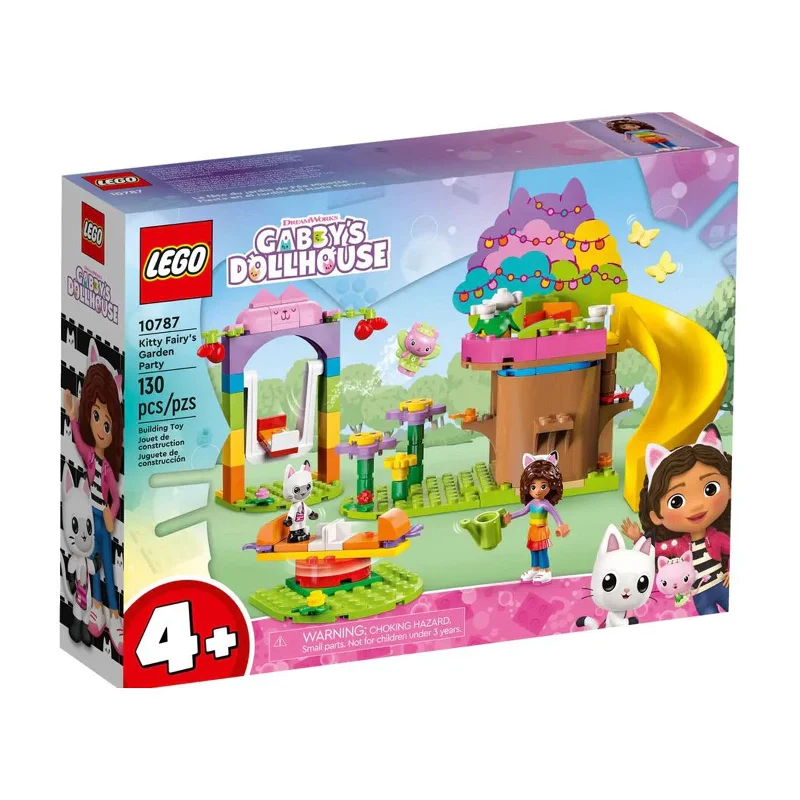 LEGO® Dreamworks Cabby's Dollhouse Kitty Fairy's Garden Party Building Set 10787