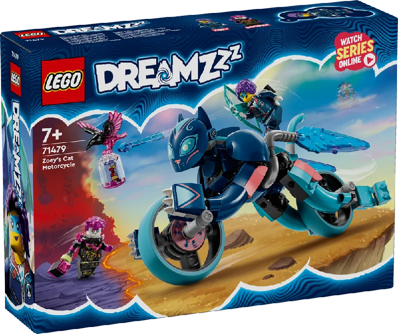 Promoting language development LEGOLEGO DREAMZzz Zoey's Cat Motorcycle 71479
