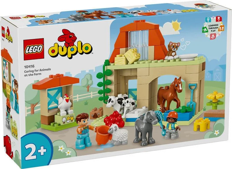 Intricately designed LEGOLego Duplo 10416 Caring for Animals at the Farm