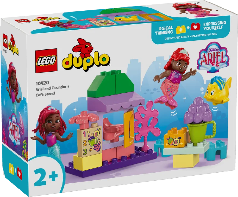 Promoting fine motor skills LEGO setsLEGO DUPLO Ariel and Flounders Caf? Stand 10420