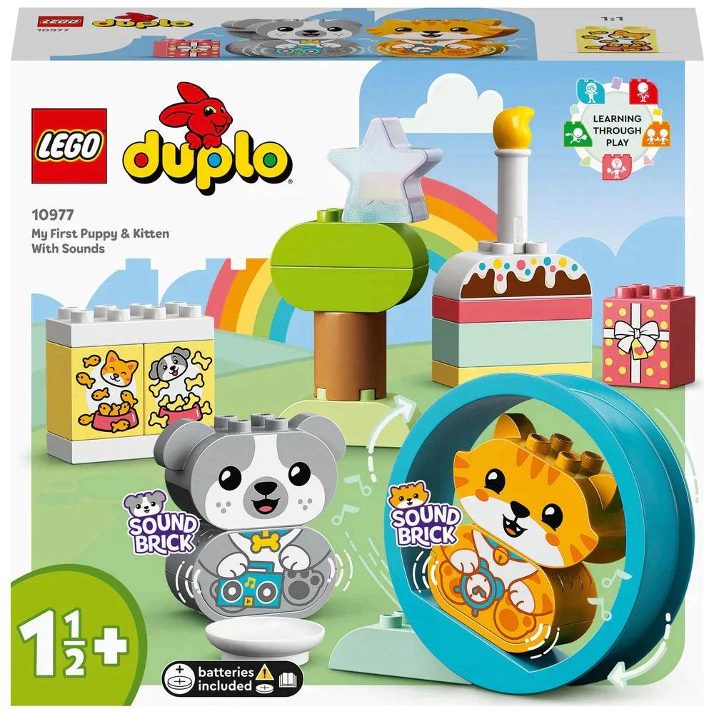 LEGO DUPLO 10977 My First Puppy & Kitten with Sounds Pet Toy