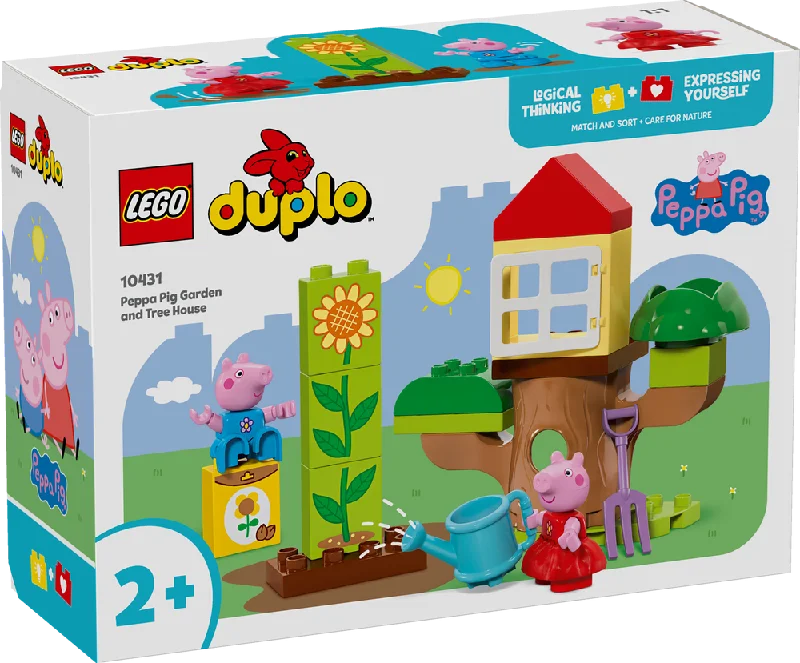 Stimulating and engaging LEGO playLEGO DUPLO Peppa Pig Garden and Tree House10431