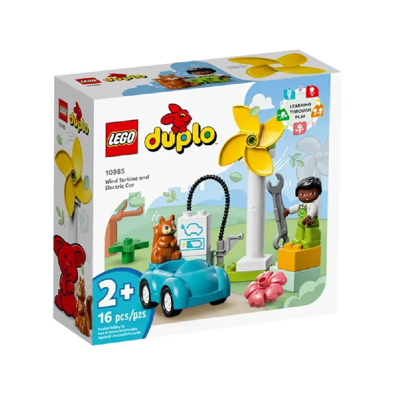 Collectible and valuable LEGO itemsLEGO® DUPLO® Town Wind Turbine and Electric Car 16 Piece Buildig Toy Set (10985) Collectible and valuable LEGO itemsLEGO® DUPLO® Town Wind Turbine and Electric Car 16 Piece Buildig Toy Set (10985)