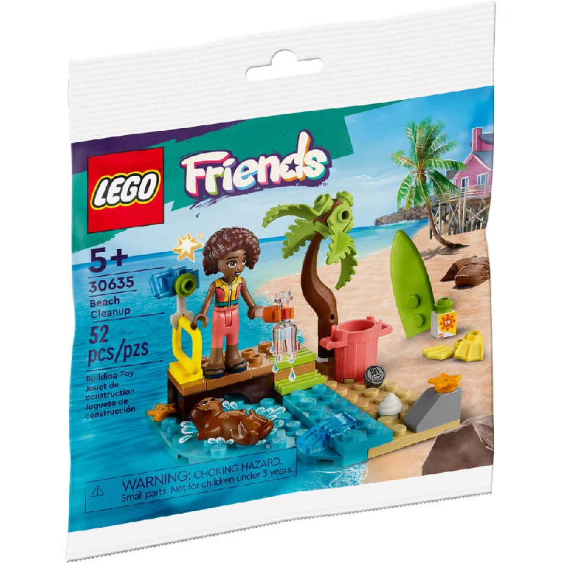 Iconic and recognizable LEGO charactersLEGO® Friends Beach Cleanup 52 Piece Building Set (30635) Iconic and recognizable LEGO charactersLEGO® Friends Beach Cleanup 52 Piece Building Set (30635)