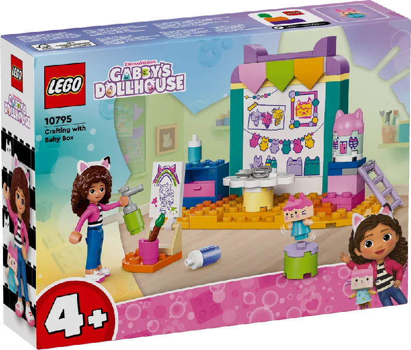 Fun-filled LEGO adventuresLEGO Gabbys Dollhouse Crafting with Baby Box 10795
