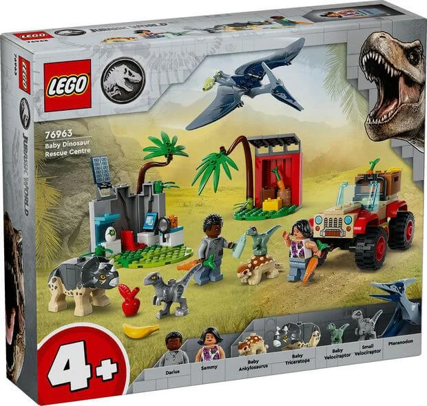 Adorable and charming LEGO charactersLego Jurassic World 76963 Baby Dinosaur Rescue Center Adorable and charming LEGO charactersLego Jurassic World 76963 Baby Dinosaur Rescue Center