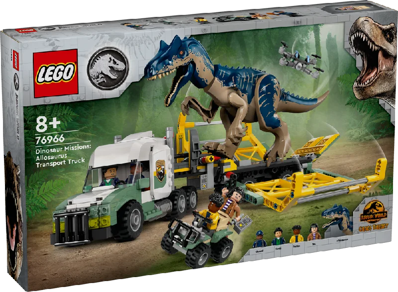 Offering a sense of accomplishment LEGOLEGO Jurassic World Dinosaur Missions: Allosaurus Transport Truck 76966 Offering a sense of accomplishment LEGOLEGO Jurassic World Dinosaur Missions: Allosaurus Transport Truck 76966