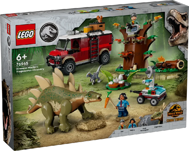 Providing a tactile learning experience LEGOLEGO Jurassic World Dinosaur Missions: Stegosaurus Discovery 76965 Providing a tactile learning experience LEGOLEGO Jurassic World Dinosaur Missions: Stegosaurus Discovery 76965