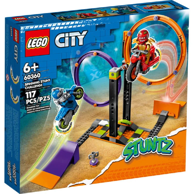 Captivating and enchanting LEGO worldsLEGO® City Spinning Stunt Challenge 117 Piece Building Set (60360) Captivating and enchanting LEGO worldsLEGO® City Spinning Stunt Challenge 117 Piece Building Set (60360)