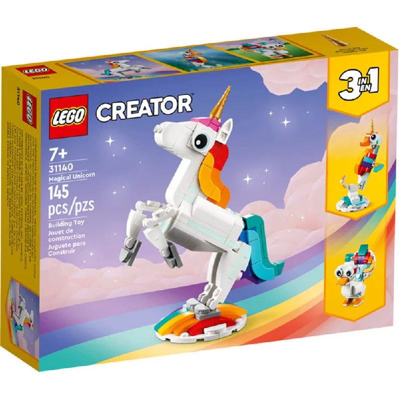 Perfect for both kids and adults LEGOLEGO® LEGO Creator Magical Unicorn 145 Piece Building Set (31140)