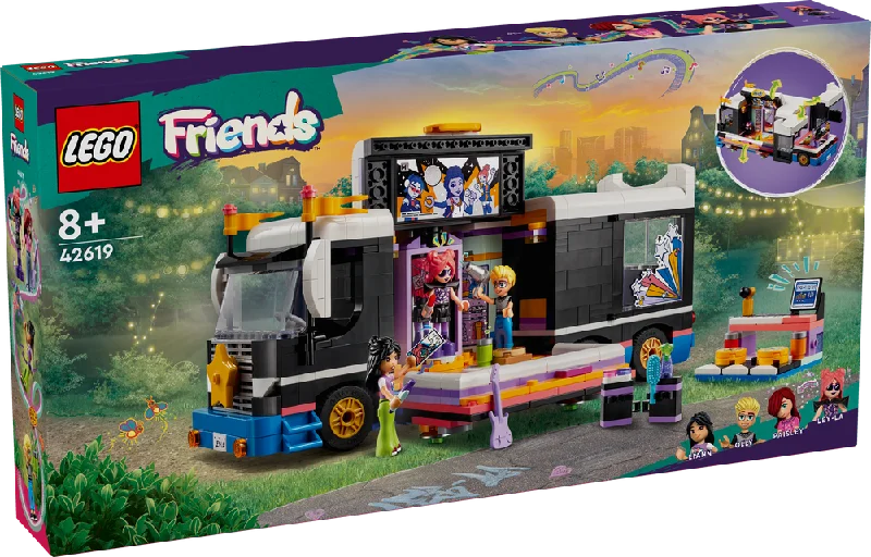 Endlessly customizable LEGO setsLEGO LEGO Friends Pop Star Music Tour Bus 42619