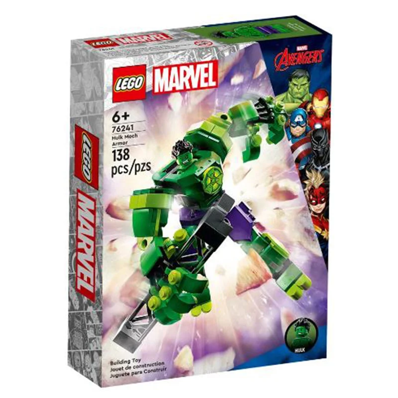 Inspiring problem-solving LEGO challengesLEGO® Marvel Hulk Mech Armor Building Set 76241 Inspiring problem-solving LEGO challengesLEGO® Marvel Hulk Mech Armor Building Set 76241
