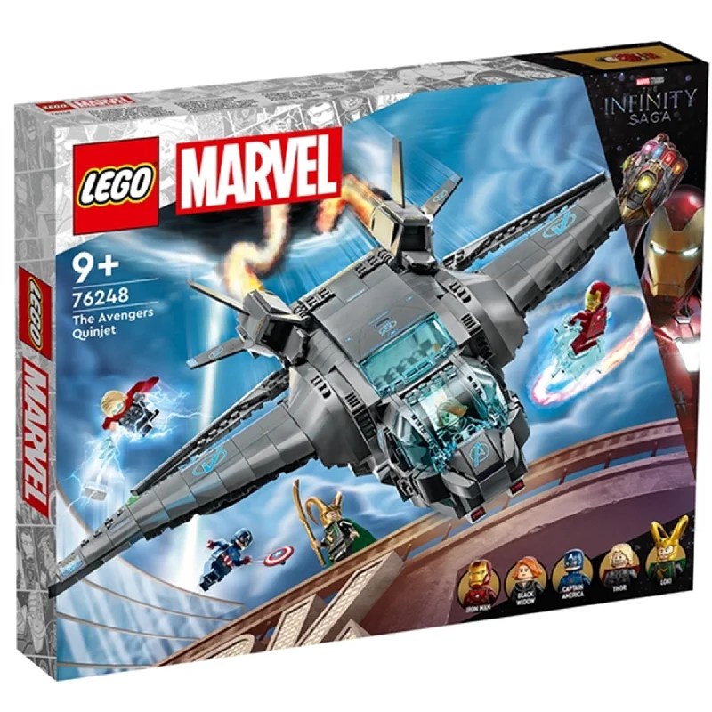 Reflecting popular cultures LEGO themesLEGO® Marvel The Avengers Quinjet