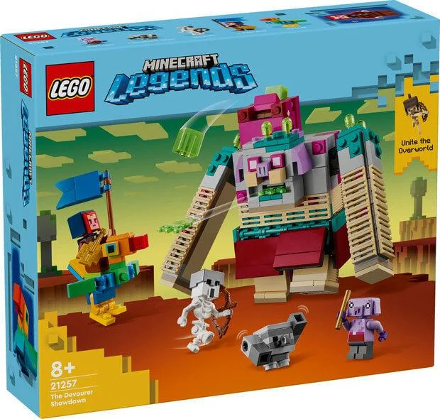 Universally loved LEGO toysLego Minecraft Legends 21257 The Devourer Showdown