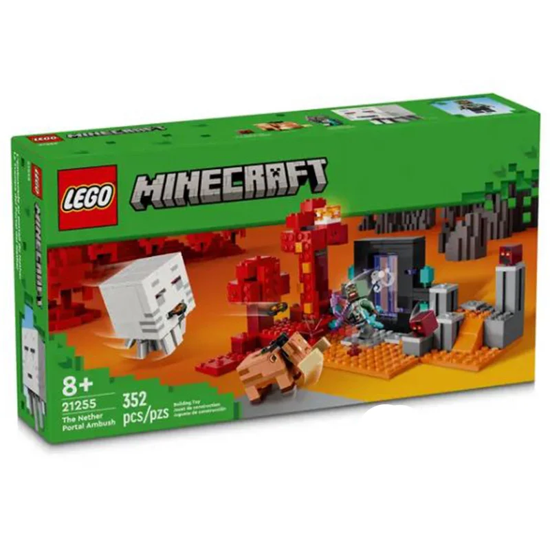 LEGO® Minecraft The Nether Portal Ambush Building Set 21255