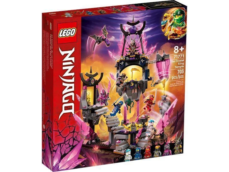 LEGO NINJAGO 71771 The Crystal King Temple Action Playset