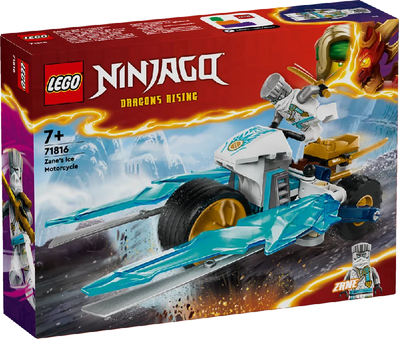 Iconic and recognizable LEGO charactersLEGO Ninjago Zane's Ice Motorcycle 71816