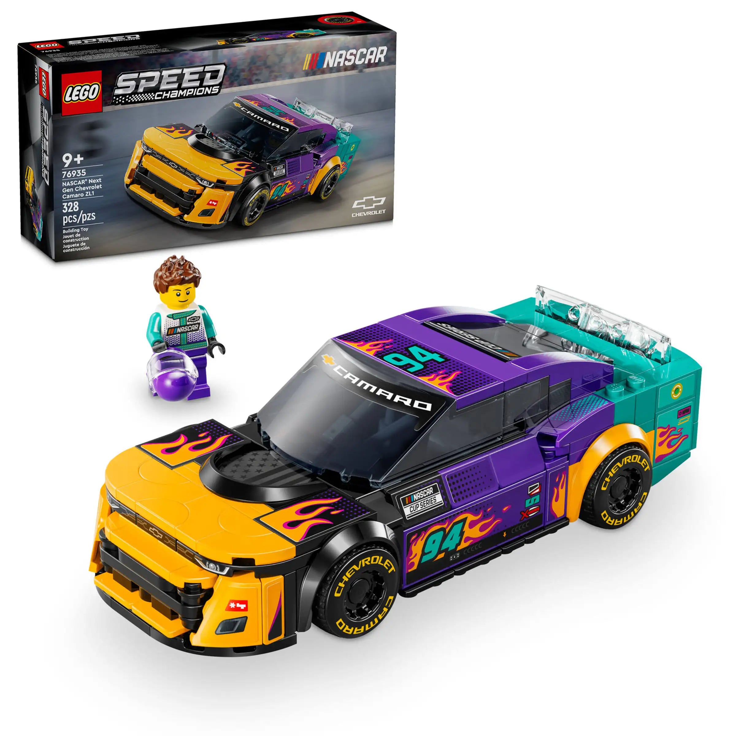 Offering hours of entertainment LEGOLEGO Speed Champions 76935 NASCAR Next Gen Chevrolet Camaro ZL1