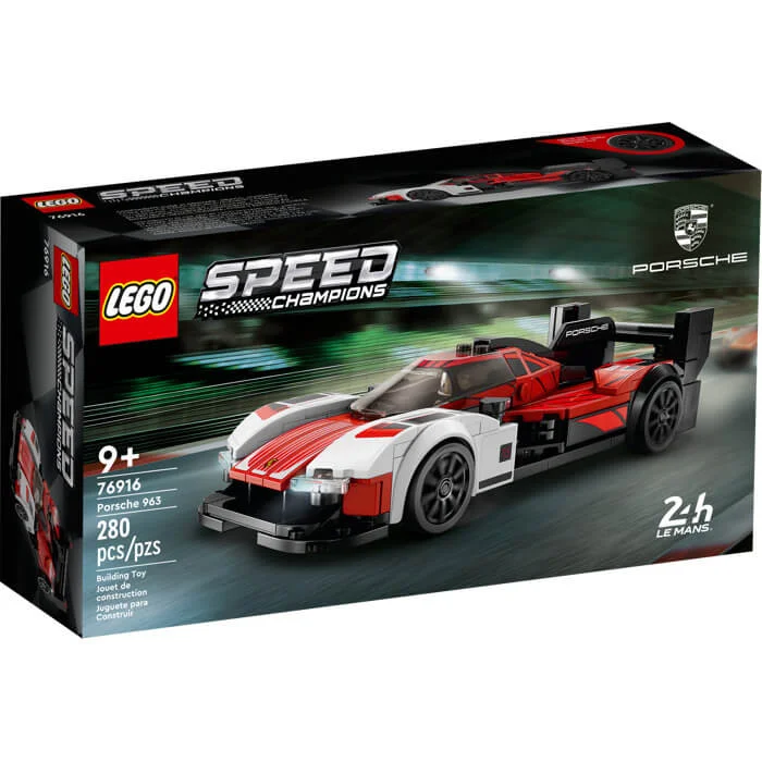 Environmentally friendly LEGO materialsLEGO® Speed Champions Porsche 963 280 Piece Building Set (76916)