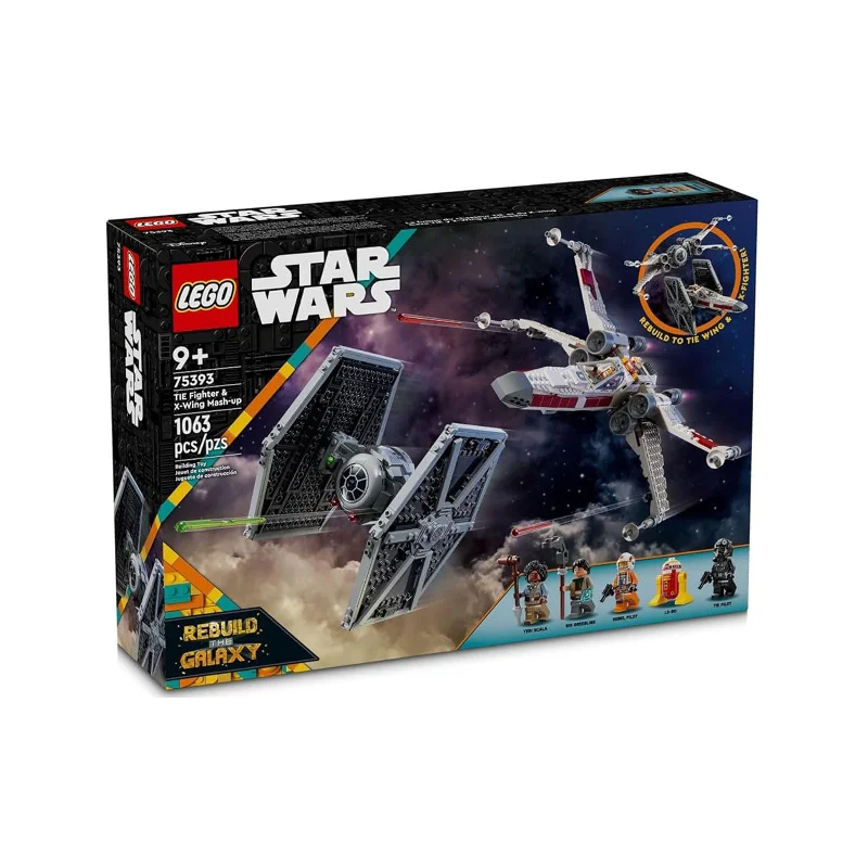 LEGO® Star Wars TIE Fighter And X-Wing Mash-up Building Set 75393