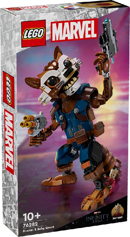 Timeless and classic LEGO toysLEGO Super Heroes Marvel Rocket & Baby Groot 76282