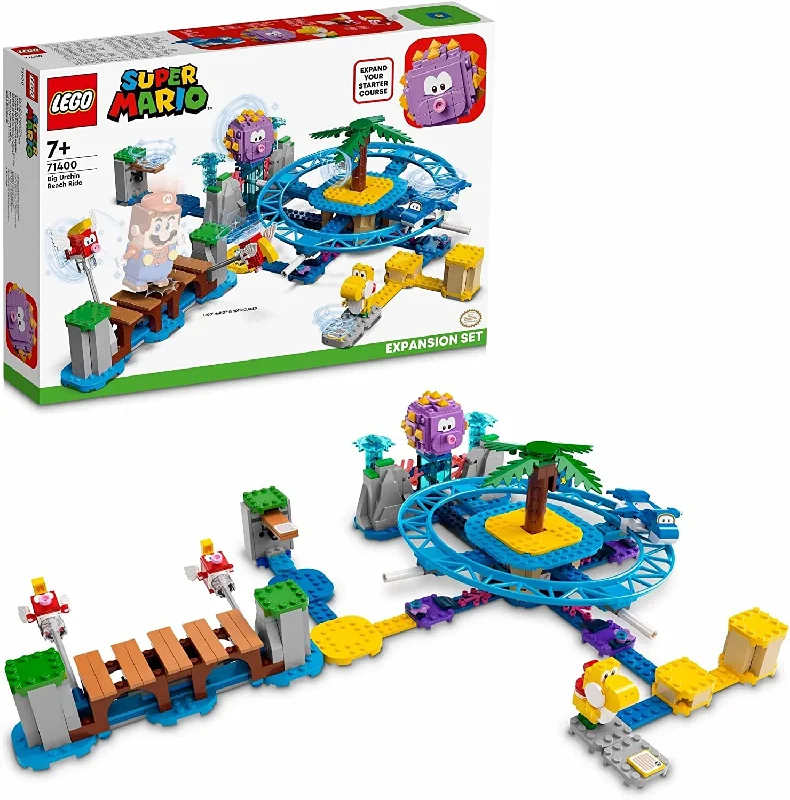 Highly adaptable LEGO creationsLEGO - Super Mario Big Urchin Beach Ride Expansion Set (71400) Highly adaptable LEGO creationsLEGO - Super Mario Big Urchin Beach Ride Expansion Set (71400)