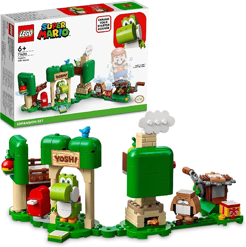 Age-appropriate LEGO toysLEGO - Super Mario Yoshis Gift House Expansion Set (71406)