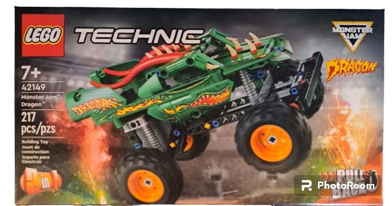 Seamlessly fitting LEGO connectionsLego Technic - Monster Jam Dragon