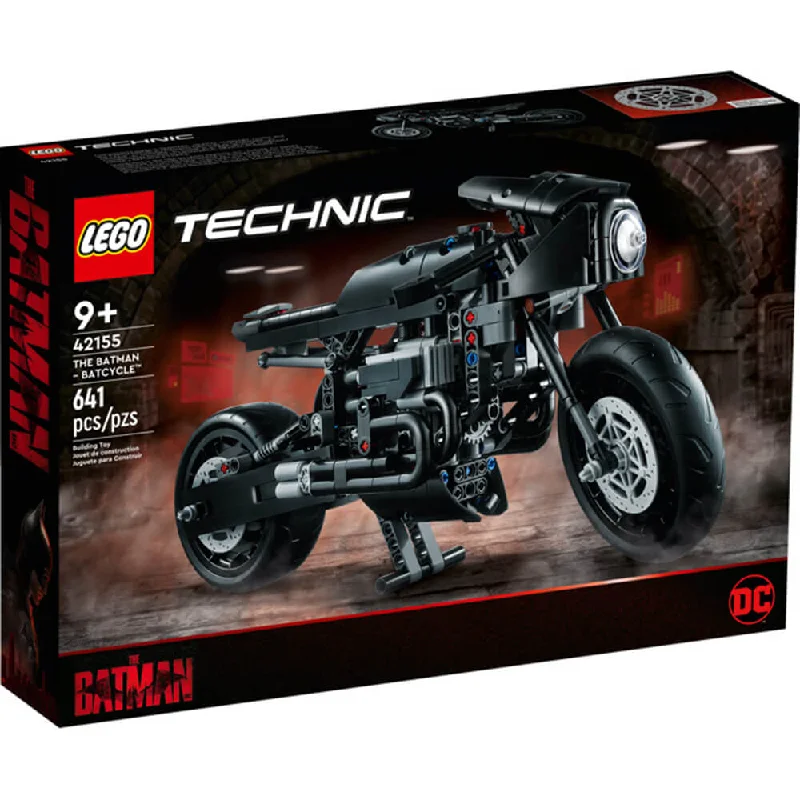 Age-appropriate LEGO toysLEGO® Technic THE BATMAN Batcycle™ 641 Piece Building Kit (42155) Age-appropriate LEGO toysLEGO® Technic THE BATMAN Batcycle™ 641 Piece Building Kit (42155)