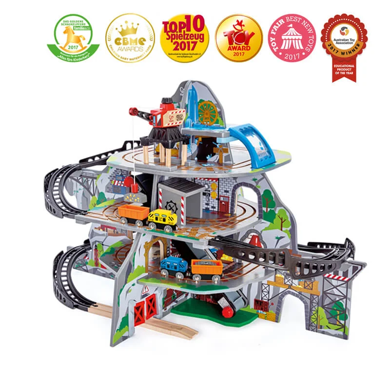 Mighty Mountain Mine Wooden Train Set Hape