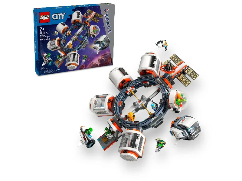 Adorable and charming LEGO charactersModular Space Station