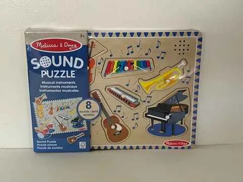 Musical Instruments Sound Puzzle - 8 Pieces