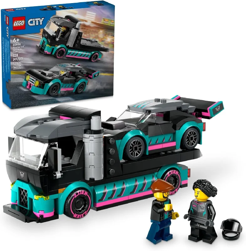 Encouraging social interaction LEGO60406 Race Car and Car Carrier Truck LEGO