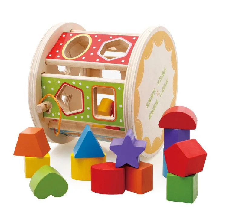 Round Shape Intelligence wooden toy