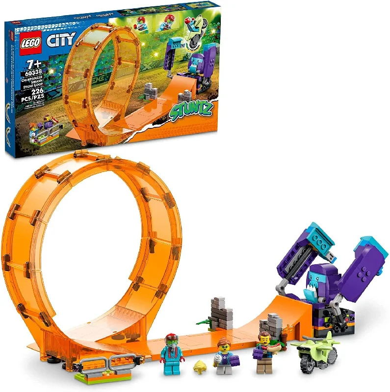 Stimulating and engaging LEGO playSMASHING CHIMP STUNT LOOP