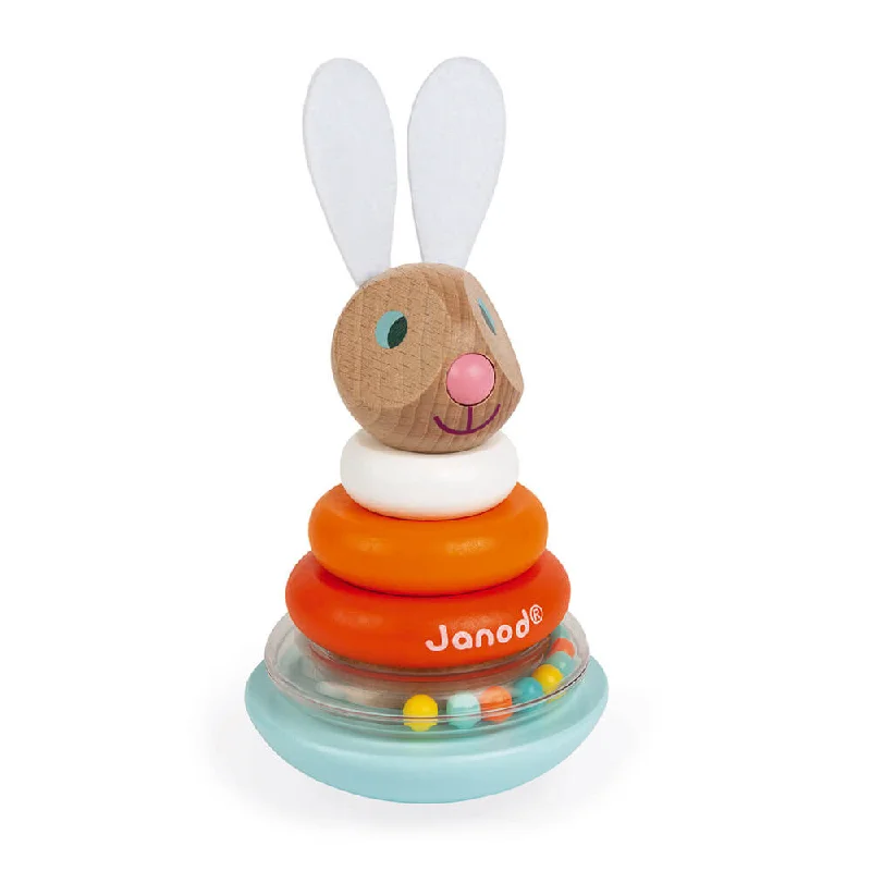 Stackable Roly-Poly Rabbit Wooden