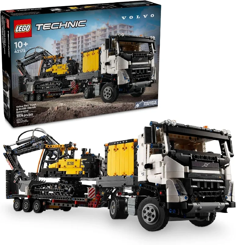 Time-honored LEGO traditionsVolvo FMX Truck & EC230 Electric Excavator