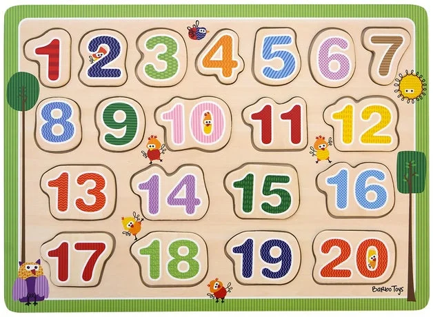 Wacky Wonders - Wooden number Puzzle 123