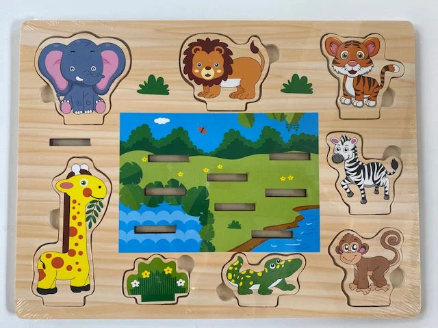 Wild Animal Stand Up Puzzle