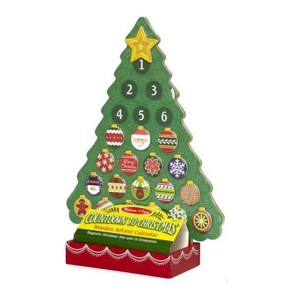 Wooden Advent Calendar Melissa and Doug