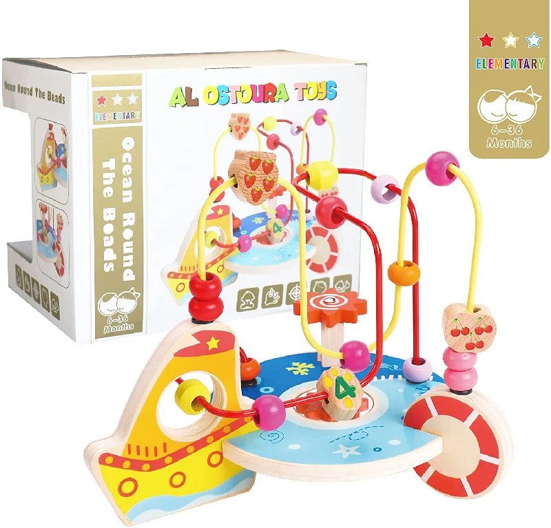 delightful wooden toys for children                   Wooden Bead Maze